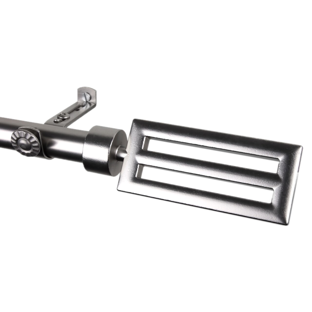 Rod Desyne Home Window Sterling Curtain Rod 120-170 inch - Satin Nickel